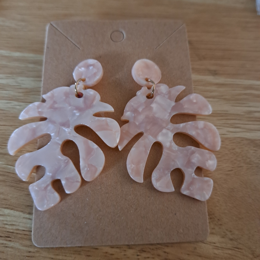 Handcrafted Acrylic post back Earrings
